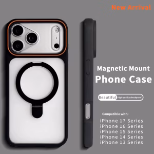 Crystal Snap Luxury Matte Ring Bracket Case